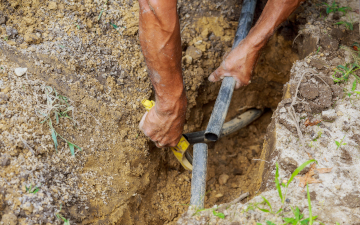 Underground Utility Locating - Irrigation Pipe